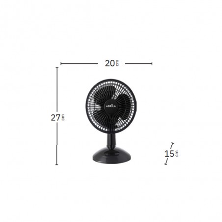 Table Fan Pizarro Oscillating 2 Speeds