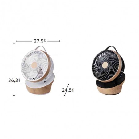 Portable Table Fan Petirrojo 12 Speeds (25W)