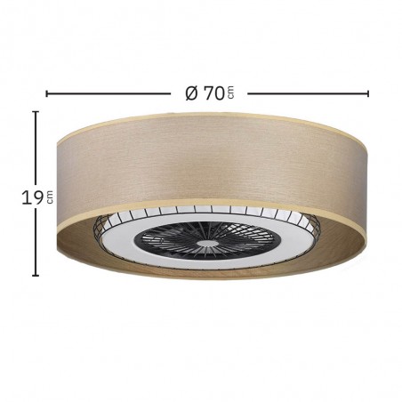 Tania CCT LED-Deckenventilator (72W) II