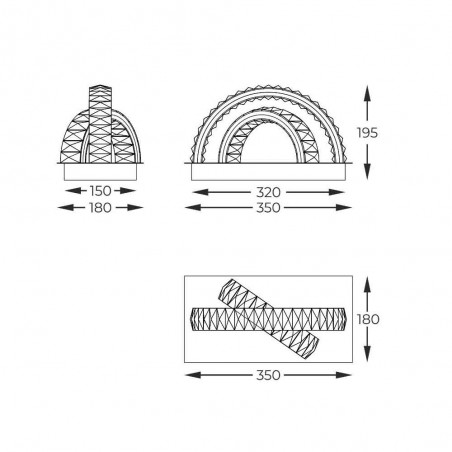 Wall lamp LED Tula (18W)