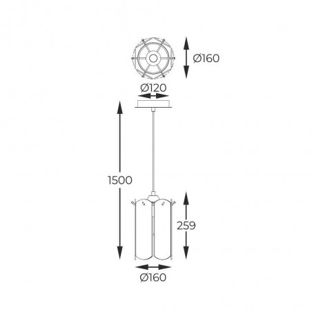 Pendant lamp Nira