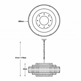 Pendant lamp Constantinople (16 Luces)