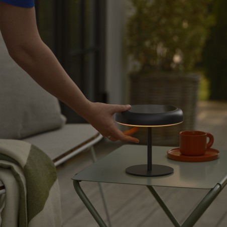 Lámpara de mesa portátil solar LED Elmer (2W)