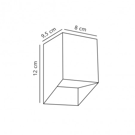 Aplique de pared de exterior Nico