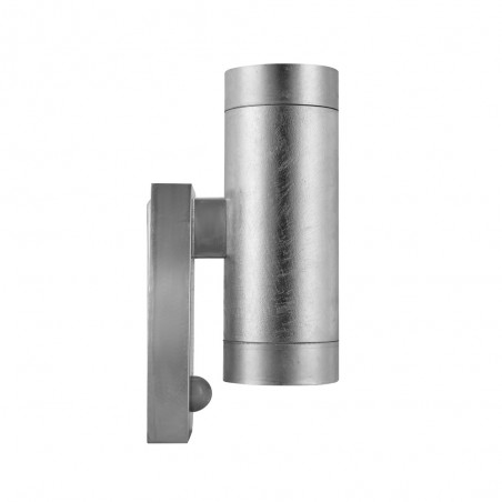 Outdoor LED wall lamp Tin Maxi Sensor Galvanised (2 lights)