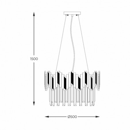 Pendant lamp Rotta (6 Lights)