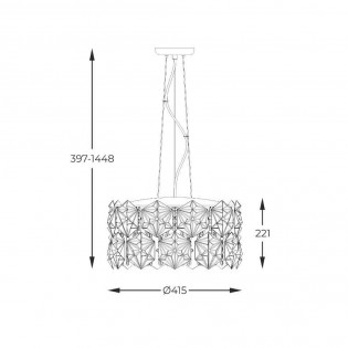 Pendant lamp Davi (5 Lights)
