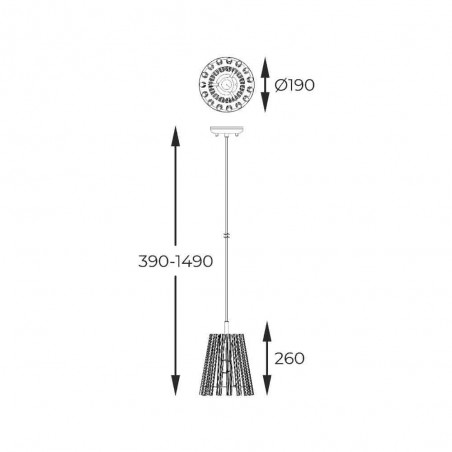 Pendant lamp Bach