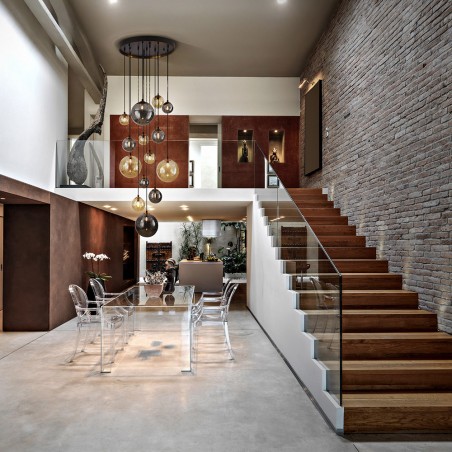 Pendant Lamp Dark (14 lights)