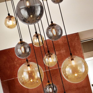 Pendant Lamp Dark (14 lights)