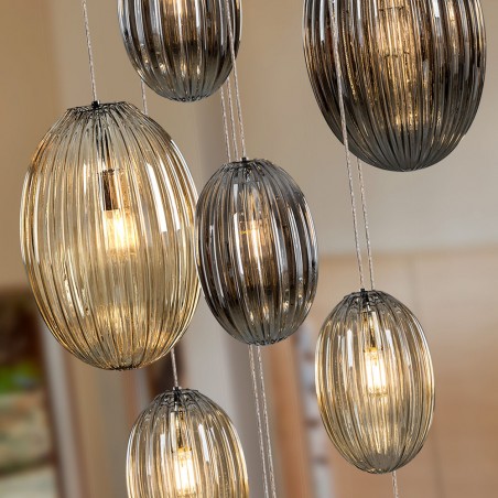 Lámpara colgante Ovila (13 luces)