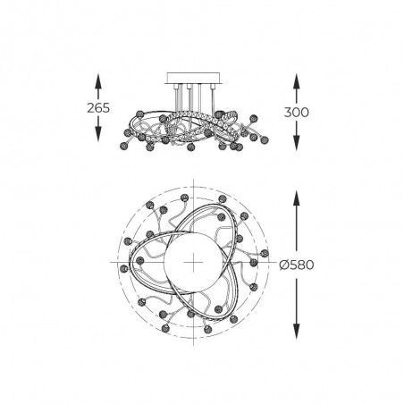 Flush light LED Maia CCT (26W)