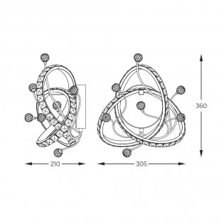 Aplique de pared LED Maia CCT (11w)