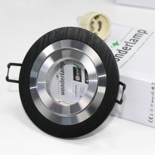 CLASSIC runder Einbaustrahler schwarz . Wonderlamp