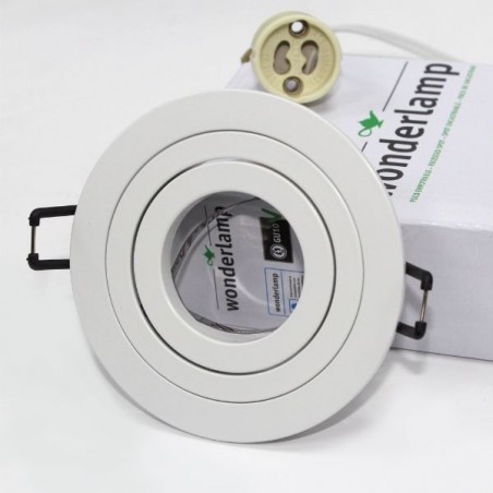 Runder weißer Einbaustrahler CLASSIC. Wonderlamp