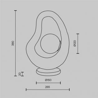Lámpara de mesa Opus