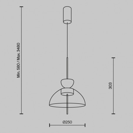 LED Pendant Lamp Bangkok III (12W)
