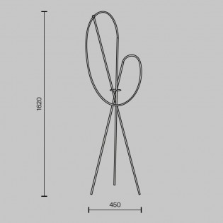 LED Floor Lamp Crochet (36W)