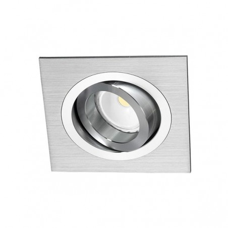 Foco empotrable Classic Cuadrado Aluminio