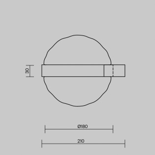 LED Wall Lamp Misterio (6W)
