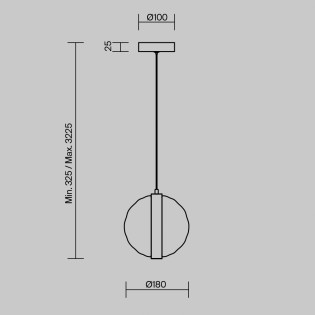 LED Pendant Lamp Misterio (6W)
