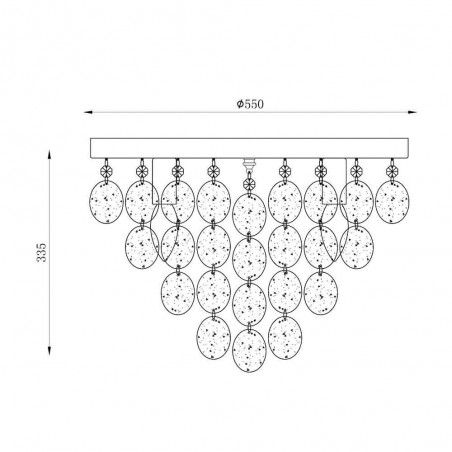 Flush light Pardo (8 Lights)