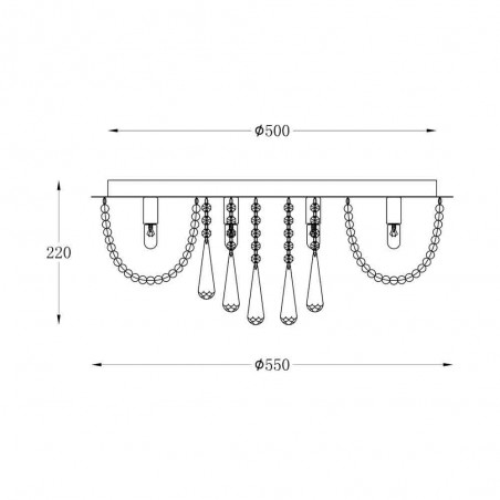 Flush light Sensi (9 Lights)