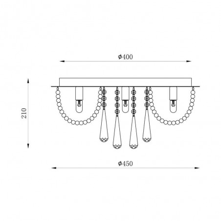 Flush light Sensi (6 Lights)