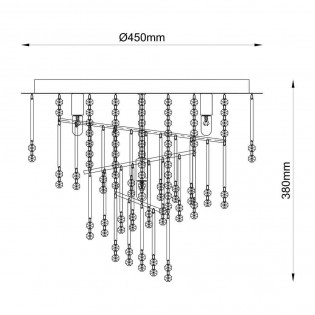 Flush light Terre (6 Lights)