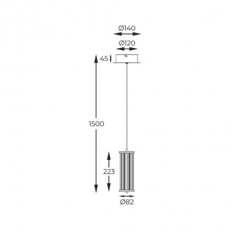 Pendant lamp LED Cally CCT (7W)