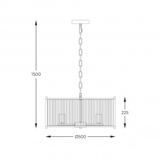 Pendant lamp Marmo (3 Lights)