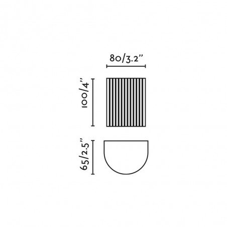 Wall Lamp Sole Ribbed