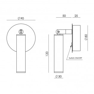 LED Wall Lamp Coco (3W)