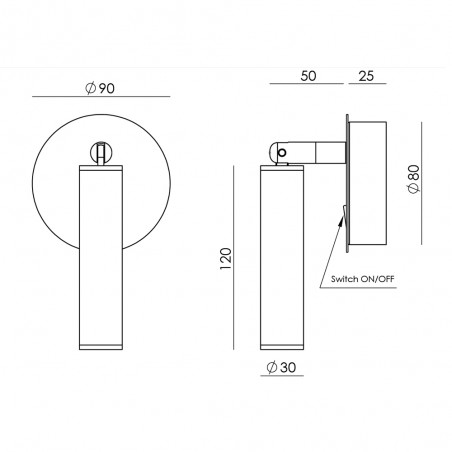LED Wall Lamp Coco (3W)