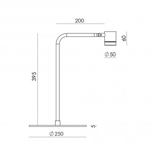 LED Table Lamp Tea (6W)