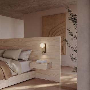Aplique de pared con lector LED Tea (3W)