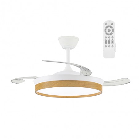 LED fan with retractable blades Cosmatos CCT Dim (45W)