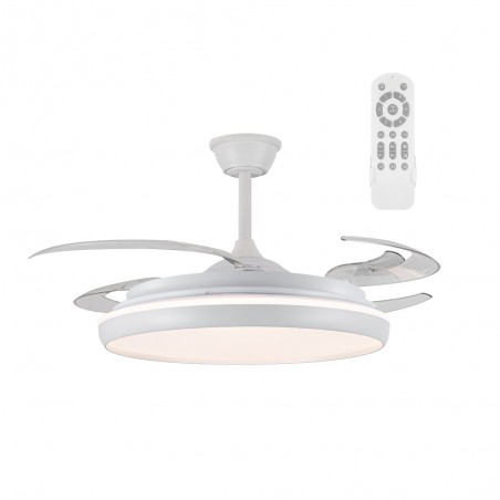 LED fan with retractable blades Michu L CCT Dim (80W)