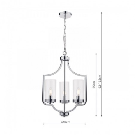 Chandelier Joseph (3 lights)