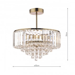 Flush light Vienna (3 lights)