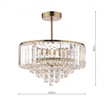 Plafón de techo Vienna (3 luces)