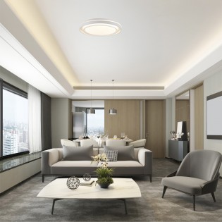 LED Ceiling Flush Light Nasot 3CCT Dim (72W)