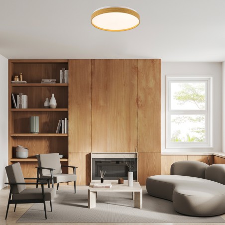 LED Ceiling Flush Light Panam 3CCT Dim (72W)
