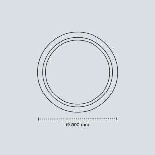 Plafón de techo LED Aneto 3CCT Dim (72W)