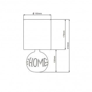 Lámpara de mesa Esna Home