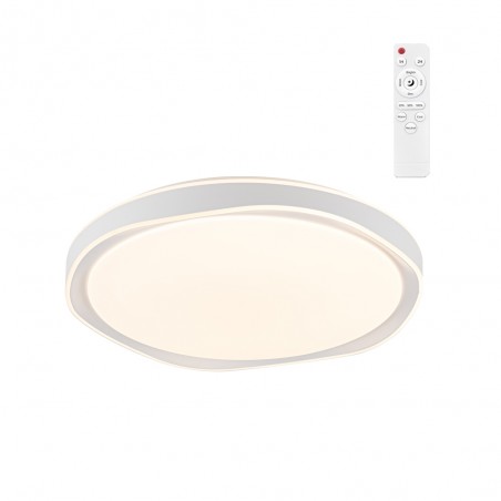 LED Ceiling Flush Light Atlas 3CCT Dim (72W)