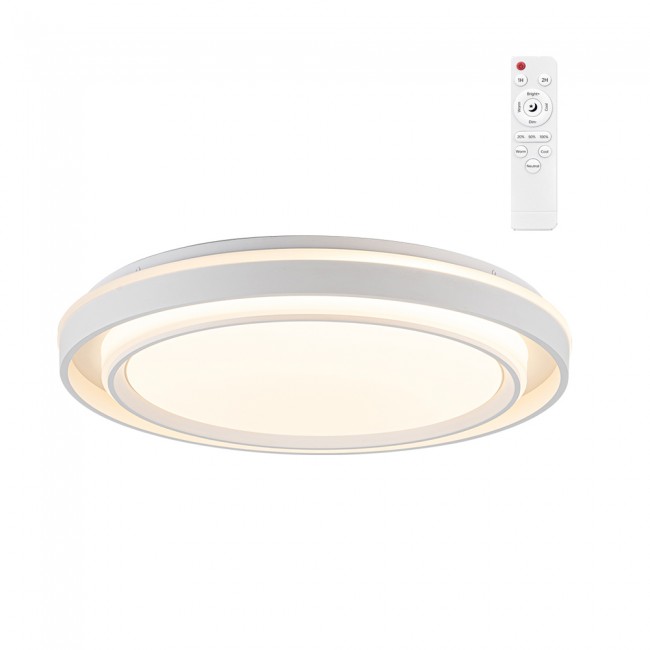 LED Ceiling Flush Light Nasot 3CCT Dim (72W)