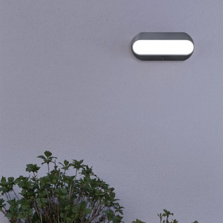 Solar LED outdoor wall light with sensor Tali (5W)