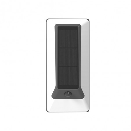 Solar LED outdoor wall light with sensor Liot (5W)