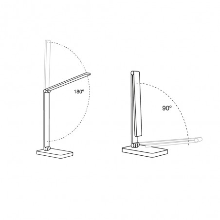 LED desk lamp rechargeable battery Attom 3CCT Dim (5W)